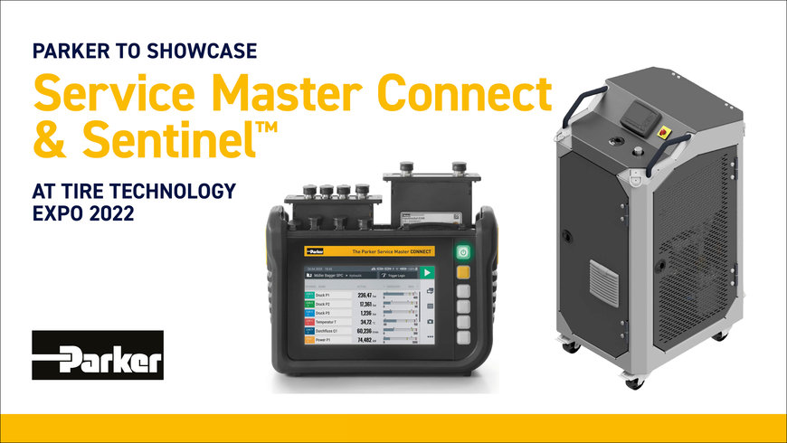 Parker stellt auf der Tire Technology Expo 2022 Hydraulik- und Filtrationsprodukte vor und unterstreicht damit sein Engagement für die Reifenindustrie